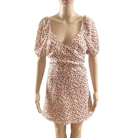 Reset by Jane Chaya Floral Mini Dress size Small in color cream combo - Picture 1 of 10